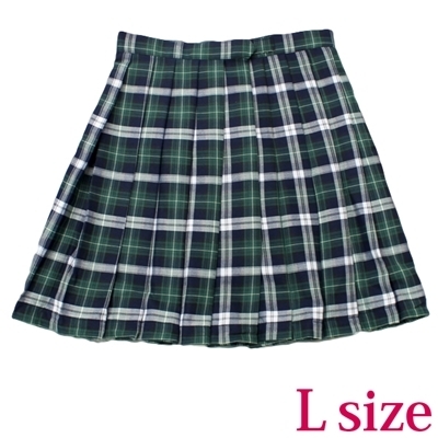 �|�P�b�g�t���̃`�F�b�N���v���[�c�X�J�[�g�P�i�@�΁~���@�k�T�C�Y�i�R�X�v���ߑ��j